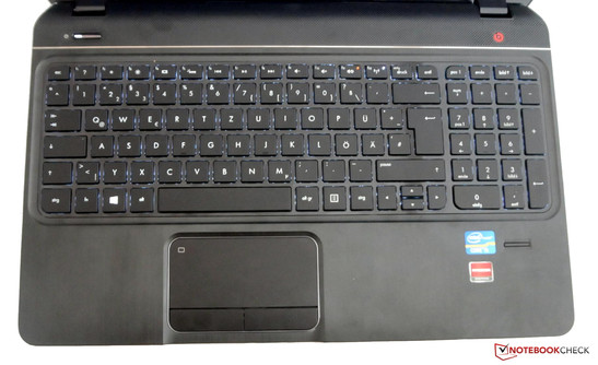 Tastatur und Touchpad