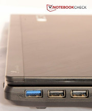 Im Notebook ist selbst ein USB 3.0 Port vorhanden.