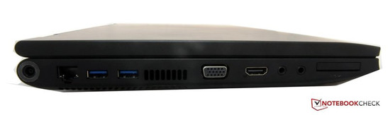linke Seite: DVD Multibrenner, eSATA/USB, USB 2.0