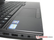 Glatte Handballenauflage in schlichter Optik