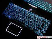 Nachts erstrahlt das M14x auf Wunsch...