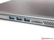 außerdem gleich drei schnelle USB-3.0-Ports.