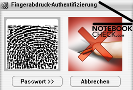 Einem ähnlichen, nicht registriertem Fingerabdruck bleibt der Zugriff aber verwehrt