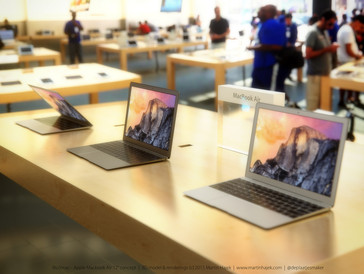 Apple: So könnte das 12 Zoll MacBook Air in Gold aussehen