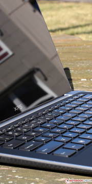 Die Tastatur unseres Vorserienmodelles überzeugte nicht vollends, ...