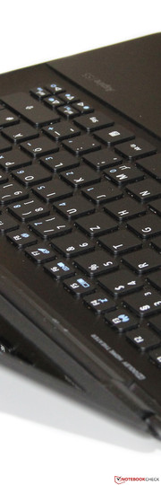 Die Qualität der Eingabegeräte ist recht ordentlich, ...