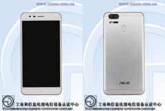 Das Asus Zenfone 3 Zoom in typischen TENAA-Bildern. Gut zu erkennen: Die Dual-Kamera.