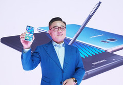 Koh Dong-jin bei der Präsentation des Galaxy Note 7 letzte Woche (Bild: Korea Times/Samsung)