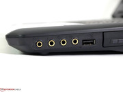 Das sieht man auch an der großen Auswahl der Audioports.