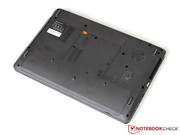 Ein Blick auf die Unterseite: