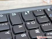 Die Tastatur ist spritzwassergeschützt, ...