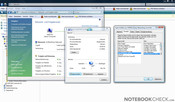 LAN-Treiberdialog, LAN-Status, Task-Manager Netzwerk
