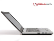 und mit maximalem Öffnungswinkel