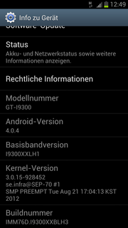 hat als Betriebssystem Android 4.0.4