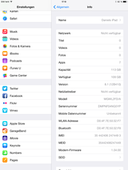 109 GB stehen zur freien Verfügung.