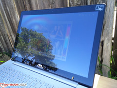 Spiegelungen sind praktisch unvermeidbar.