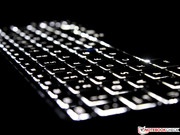 ...und wird von weißen LEDs beleuchtet.