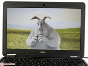 ...und ist mit seinem geringen Kontrast weniger multimediatauglich.