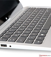 Der Tastaturanschlag könnte zwar noch etwas fester sein, ...