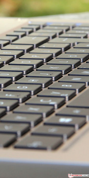 Der knackige Tastenanschlag gefällt besonders Vielschreibern.