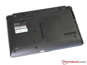 Wir blicken auf die Unterseite: