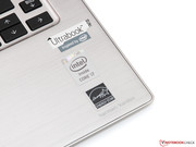 Der sparsame Core i7-4500U produziert nur wenig Abwärme.