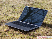 Ein etwas schattigeres Plätzchen kommt dem Ultrabook entgegen.