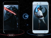 Das Star Wars Mobile von Sharp gibt es in einer Light- und Dark-Side-Edition.