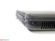 Der an der Unterseite verwendete Kunststoff ist nicht chic, aber zweckmäßig.