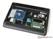 Diese ist schnell geöffnet und offenbart den Blick auf das Innenleben.