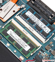 ...die Speicherslots, ...