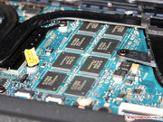 So wurde der Speicher fest verlötet, ...