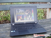 Leicht angewinkelt wird deutlich, dass es an Leuchtkraft fehlt