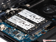 ...die SSDs besitzen einen exotischen Formfaktor.