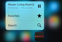 Ein Musikstück pausieren geht auch mit 3D Touch nicht ohne die App zu öffnen.