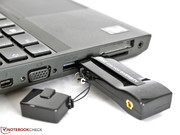 Generell sind auf der linken Seite die Abstände zwischen den Anschlüssen recht knapp bemessen.