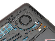 Ein leiser Lüfter führt die Abwärme der CPU ins Freie.