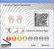Nach mehreren Versuchen ist der Fingerabdruck gespeichert