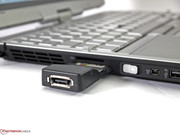 Mit ExpressCard-Erweiterung ist der Card Reader nur umständlich nutzbar.