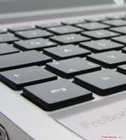 Die Tasten bieten einen angenehmen Hub.