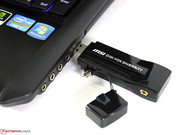 Breite USB-Geräte blockieren benachbarte Ports.