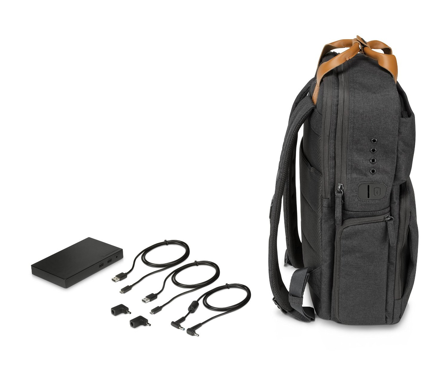 HP Powerup Backpack Dieser Rucksack lädt Notebook und Smartphone