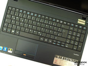 Das Tippgefühl auf der Tastatur kann nicht überzeugen