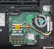 Die geöffnete Unterseite.