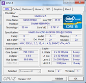 Systeminfo CPUZ CPU