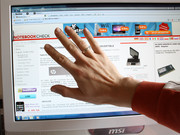 Anfassen erwünscht: Die Steuerung erfolgt mit der Hand.