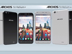 Archos: Smartphones 50 Helium Plus und 55 Helium Plus ab Juli