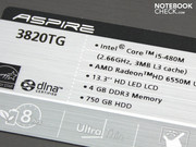 Der Aspire TimelineX 3820TG-484G75nks bringt einen Core i5-480M