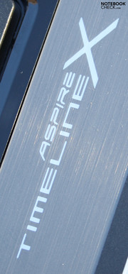 Acer Aspire TimelineX 3820TG: Schriftzug