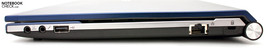 Rechte Seite: Audio (S/PDIF), USB 2.0, RJ-45, Kensington